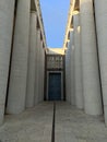 CiviltÃÂ  romana Museum Columns in Rome Royalty Free Stock Photo